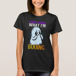 T-shirt Papa Joke Ghost Je ne sais pas ce que je booing Ha