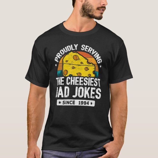 T-shirt Papa Joke Puns Papa Plaisanteries Papa depuis 1994 (Devant)