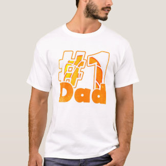 T-shirt Papa Joueur de basket Vintage