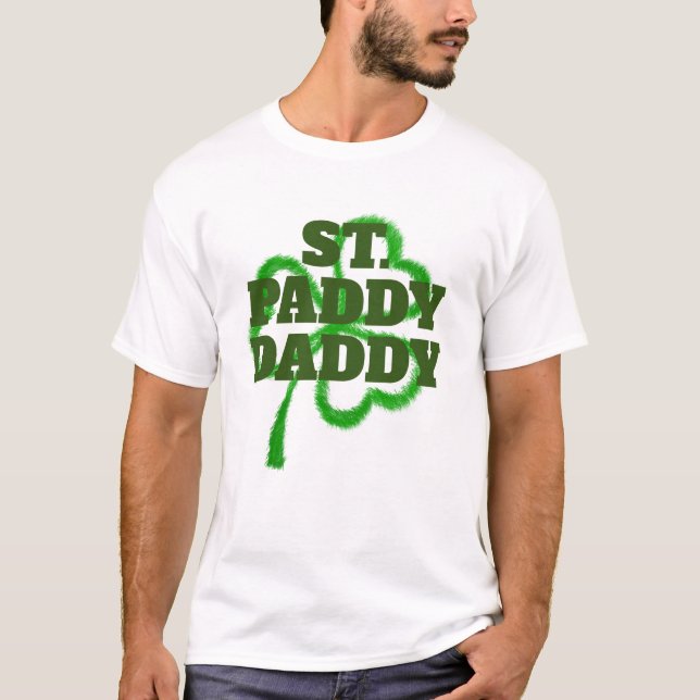 T-shirt Papa Jour de l'Saint Patrick papa papa (Devant)