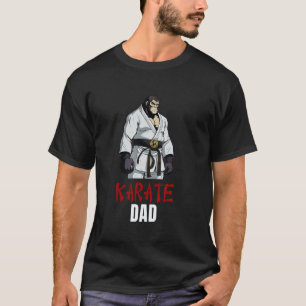T-shirt Papa Karaté Tigre Mignon - Super Drôle des Arts Ma