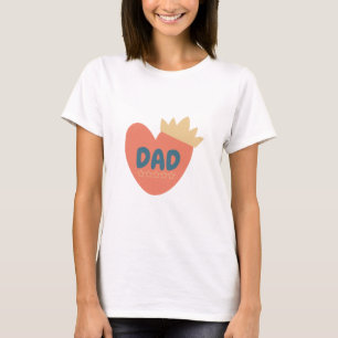T-shirt Papa King, Fête des pères, meilleur papa