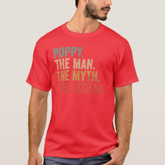 T-shirt papa la légende retro fête des pères garçon