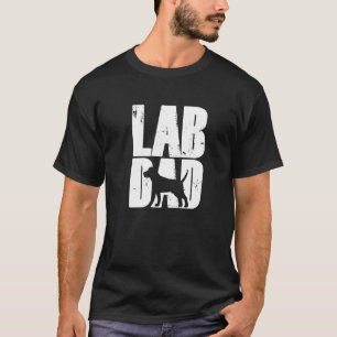 T-shirt Papa Lab Labrador Rét Labrad Retriever Amour Chien