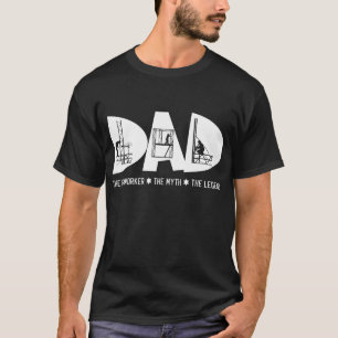 T-shirt Papa le cadeau de fête des pères de légende de