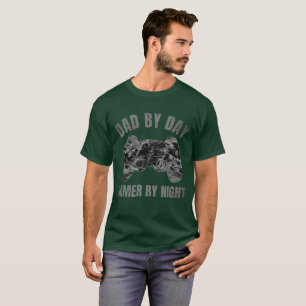 T-SHIRT PAPA LE JOUR JOUEUR LA NUIT