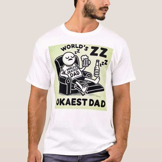 T-shirt Papa le plus malade du monde (Devant)
