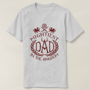 T-shirt Papa le plus puissant du Royaume