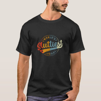 T-shirt Papa le plus salope du monde Vintage Père papa pap