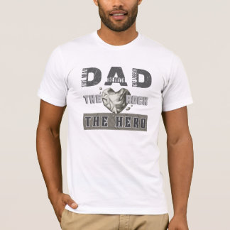 T-shirt Papa Legend Drôle Citation Blanche Fête des pères