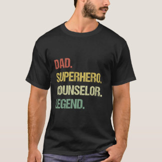 T-shirt Papa, légende du conseiller de super-héros