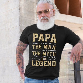 T-shirt Papa | L'Homme Le Mythe La Fête des pères Légende