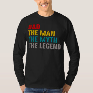 T-shirt papa l'homme le mythe la légende