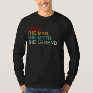T-shirt papa l'homme le mythe la légende