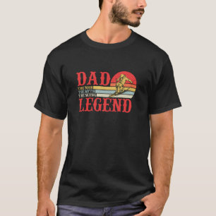 T-shirt Papa L'Homme Le Mythe La Légende Du Ski