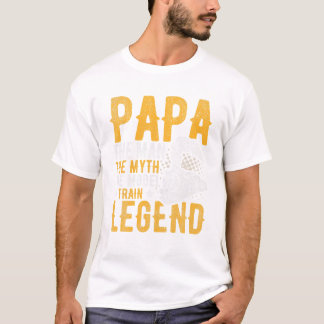 T-shirt Papa l'Homme le Mythe le