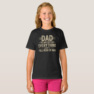 T-shirt Papa l'homme qui a tout sauf une tête pleine 