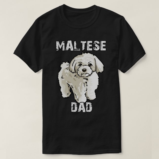 T-shirt Papa maltais (Design devant)