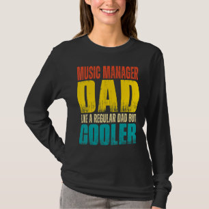 T-shirt Papa manager de musique pour homme Comme un papa