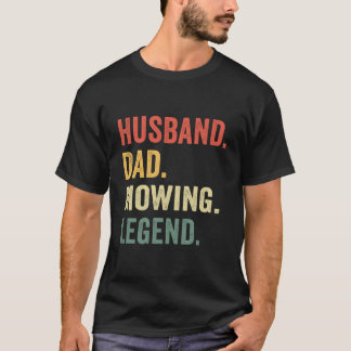 T-shirt Papa Mari Mowing Légende Gardener Père Lawn Mow