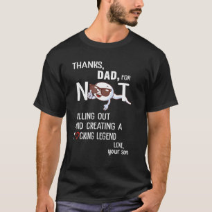 T-shirt Papa Merci De Ne Pas Sortir Et Créer L'Amour Y
