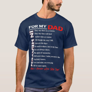 T-shirt Papa Mes    AngesEn mémoire des parents Au Ciel