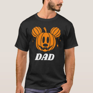 T-Shirt Papa Mickey citrouille d'Halloween
