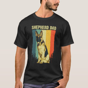 T-shirt Papa mignon berger allemand pour hommes père amate