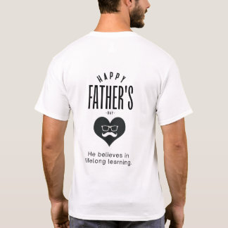 T-shirt Papa : Mon endroit sûr
