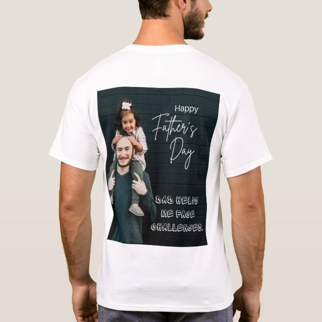 T-shirt Papa : Mon Premier Amour, Mon Héros Forever (Dos)