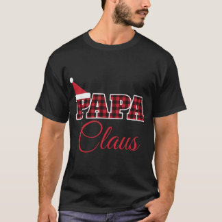T-shirt Papa Noël carreau de bison Ensemble familial assor