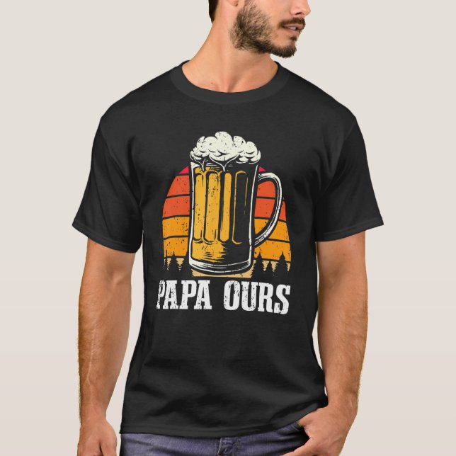T-shirt Papa Notre Père Et Ich Beste Freunde Für Leben B (Devant)