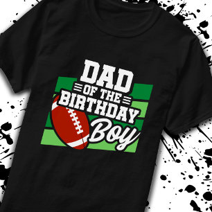 T-shirt Papa of Birthday Boys Football Party Père Pop