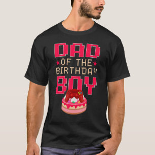 T-shirt Papa of the Birthday Boy Gamepad Matching Family