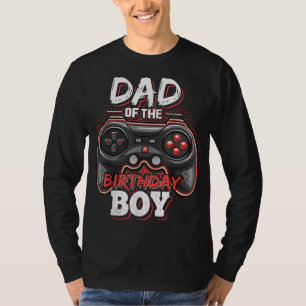 T-shirt Papa of the Birthday Boy Matching Video Gamer Birt