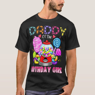 T-shirt Papa Of The Birthday Girl