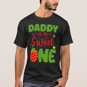 T-shirt Papa Of The Birthday One Strawberry 1st Fruit Bd