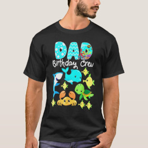 T-shirt Papa Of The Sea Aquarium Party Sea Fish Ocean Ani