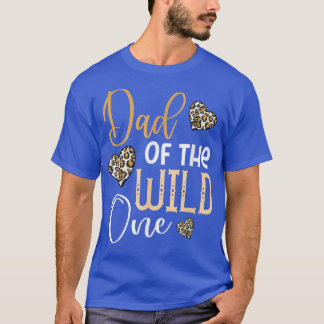 T-shirt Papa OF THE WILD UN premier anniversaire Leopard H