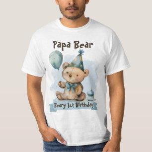 T-shirt Papa Ours pour le 1er anniversaire de Bear