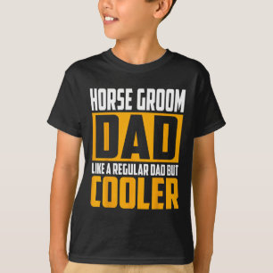 T-shirt Papa Palefrenier de Cheval pour Hommes - Comme un