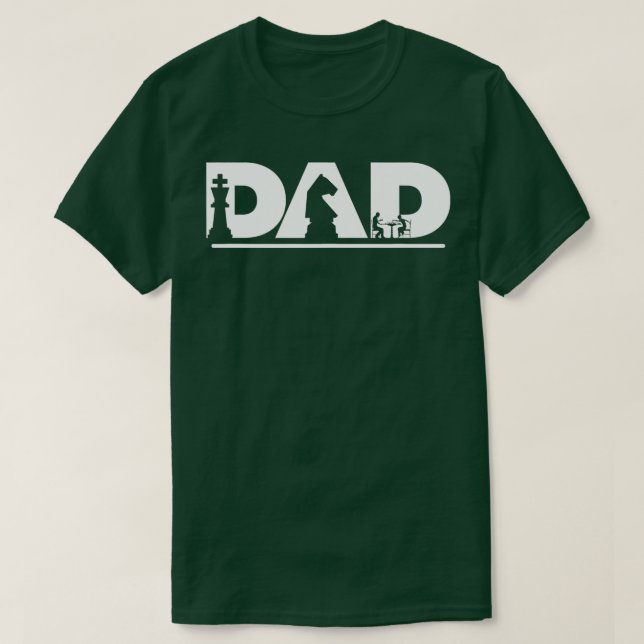 T-shirt Papa Papa Papa Chess Player Chess Coach (Design devant)