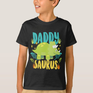 T-shirt Papa Papa Saurus Rex Dinosaur Dino pour père