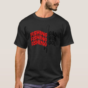 T-shirt Papa pêcheur Bouddha Dieu au lac Drôles de pères p