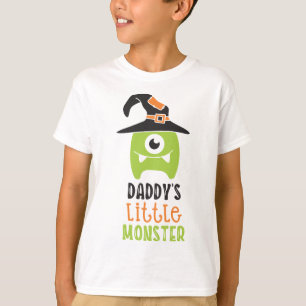 T-shirt Papa Petit Monstre Blanc
