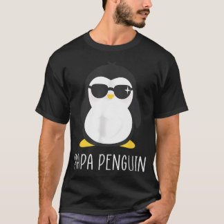 T-shirt Papa Pingouin - Drôle et Mignon Papa