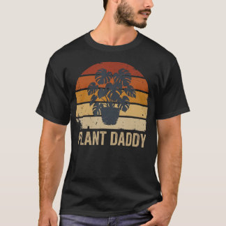 T-shirt Papa Plante Monstera Botanique Vintage Rétro