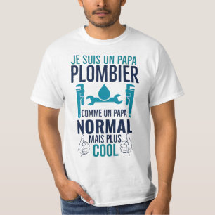 T-shirt Papa Plombier
