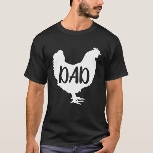 T-shirt Papa poulet Papa poulets d'hommes