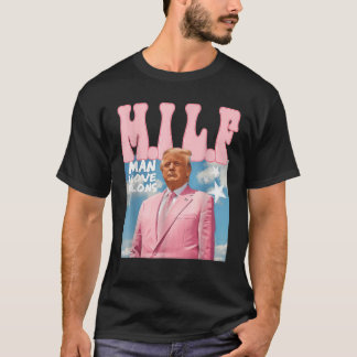 T-shirt Papa Président Homme j'aime les félins milf